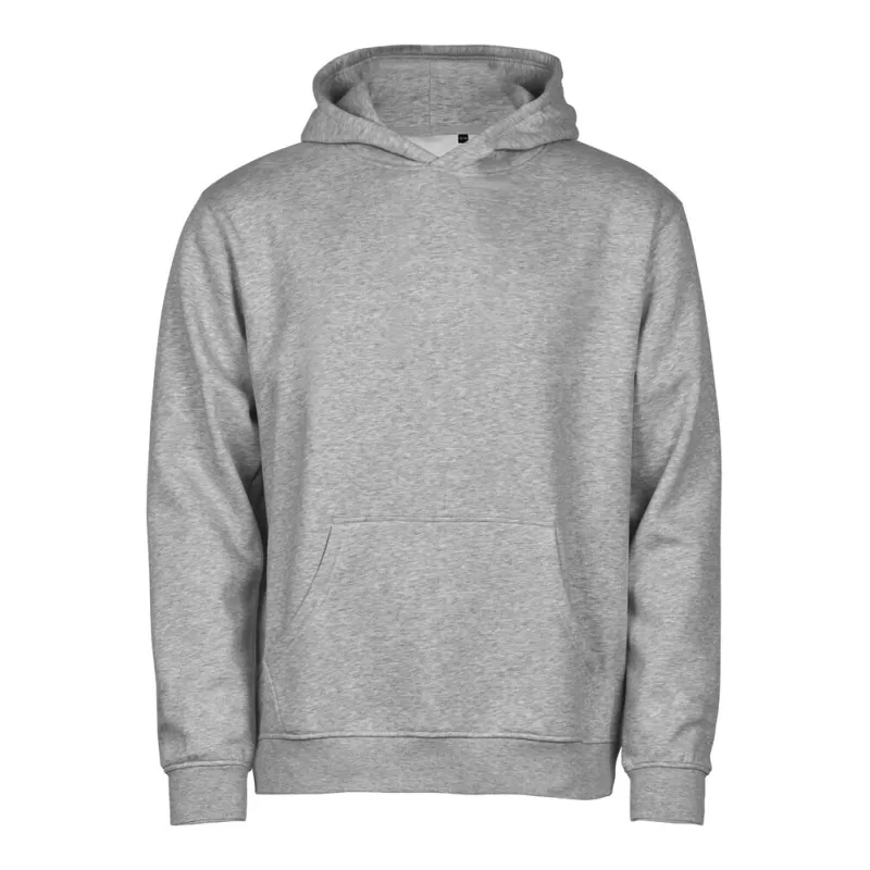 Sweat à capuche enfant en coton biologique et polyester, intérieur brossé, 280 g/m²