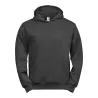 Sweat à capuche enfant en coton biologique et polyester, intérieur brossé, 280 g/m²
