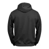 Sweat à capuche enfant en coton biologique et polyester, intérieur brossé, 280 g/m²
