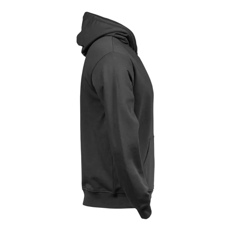 Sweat à capuche enfant en coton biologique et polyester, intérieur brossé, 280 g/m²