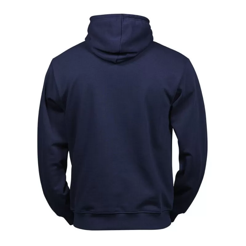 Sweat à capuche enfant en coton biologique et polyester, intérieur brossé, 280 g/m²