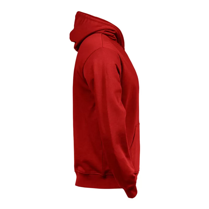 Sweat à capuche enfant en coton biologique et polyester, intérieur brossé, 280 g/m²