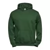 Sweat à capuche enfant en coton biologique et polyester, intérieur brossé, 280 g/m²