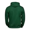 Sweat à capuche enfant en coton biologique et polyester, intérieur brossé, 280 g/m²
