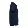 Polo femme coupe ajustée en polyester recyclé et élasthanne, col plat, 187 g/m²