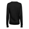 Pull femme ajusté col rond de qualité italienne fil mérinos