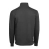 Sweat cardigan zippé en coton et polyester, col montant, poches avant, 310 g/m²