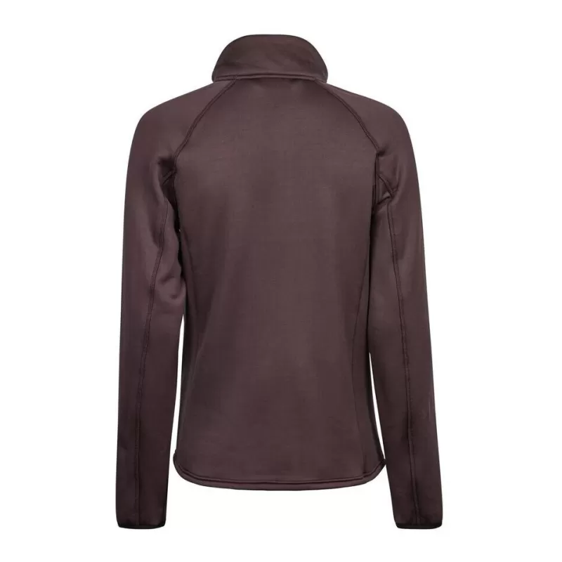 Veste polaire femme stretch col montant, manches raglan, poches zippées, 235 g/m²