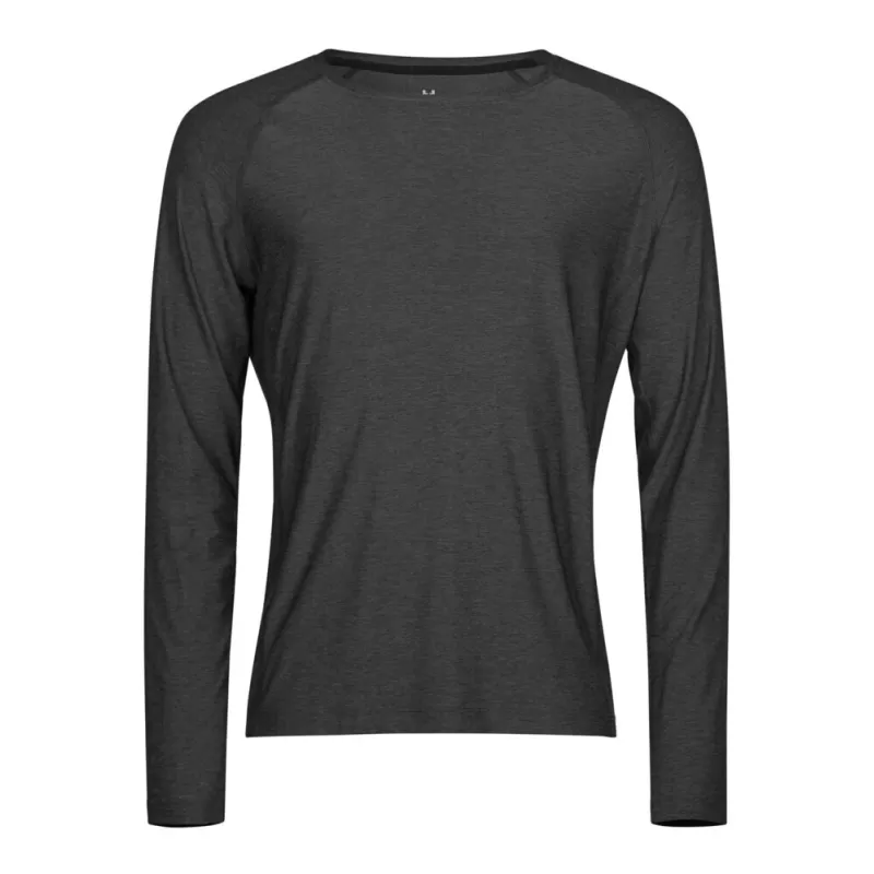 Tee-shirt de sport manches longues en polyester léger et respirant, 160 g/m²