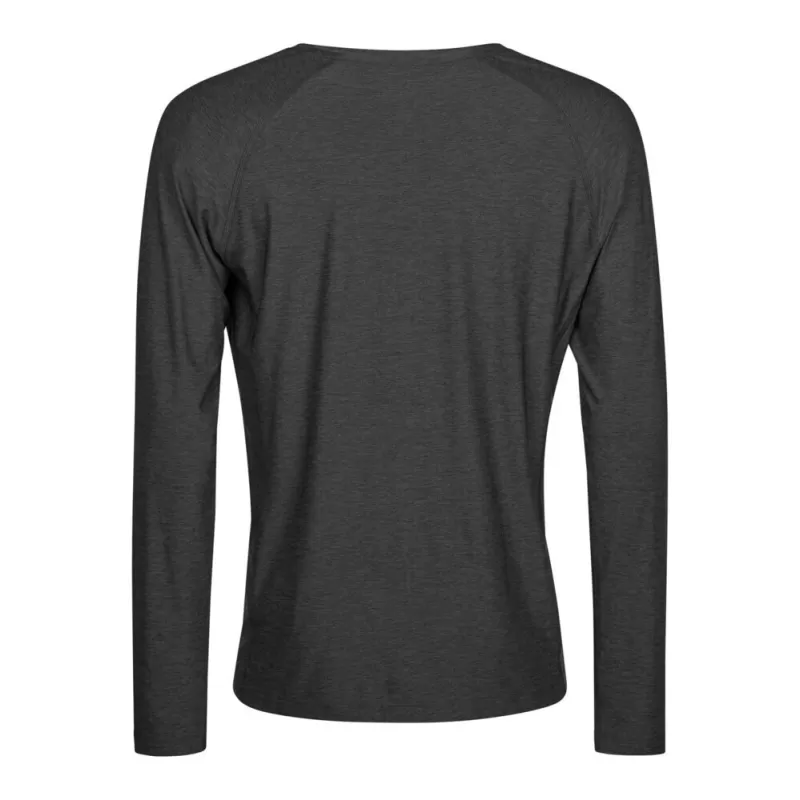 Tee-shirt de sport manches longues en polyester léger et respirant, 160 g/m²