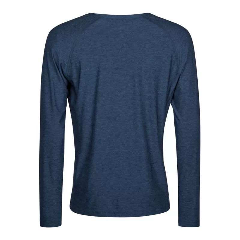 Tee-shirt de sport manches longues en polyester léger et respirant, 160 g/m²