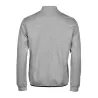 Sweat de sport zippé en coton ringspun, col cadet, poches latérales, 320 g/m²