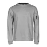 Sweat de sport col rond en coton et polyester, poche zippée sur la manche, 320 g/m²