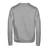 Sweat de sport col rond en coton et polyester, poche zippée sur la manche, 320 g/m²