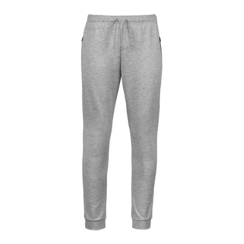 Pantalon de jogging coton ringspun, taille élastique, poches zippées, 320 g/m²