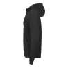 Sweat zippé à capuche doublée et cordon en coton ringspun, 2 poches, 365 g/m²