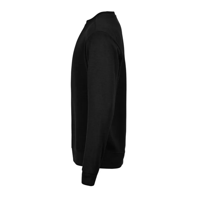 Sweat col rond en coton ringspun, manches droites, 365 g/m²