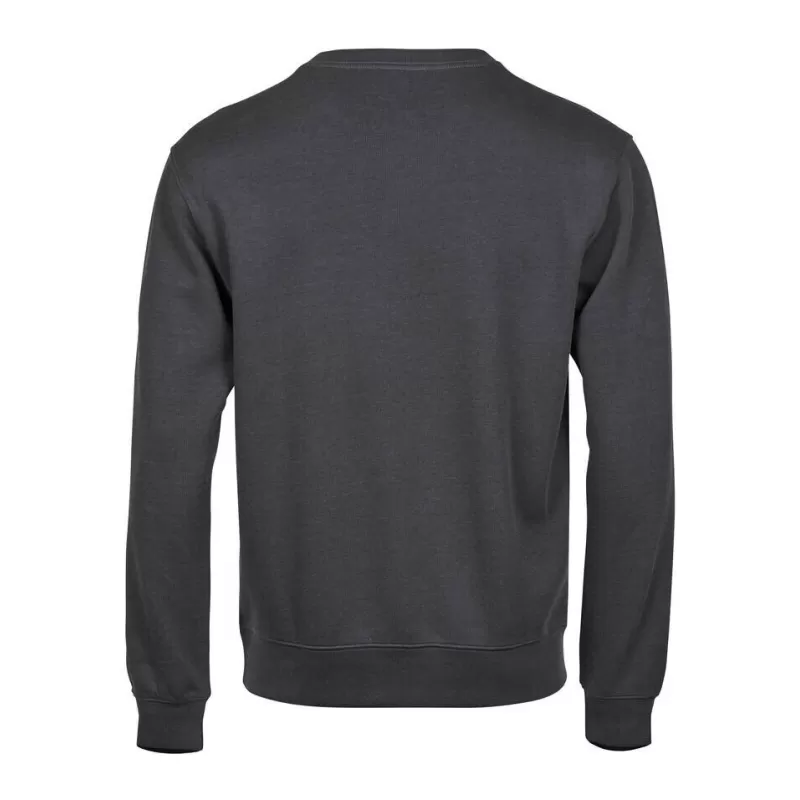 Sweat col rond en coton ringspun, manches droites, 365 g/m²
