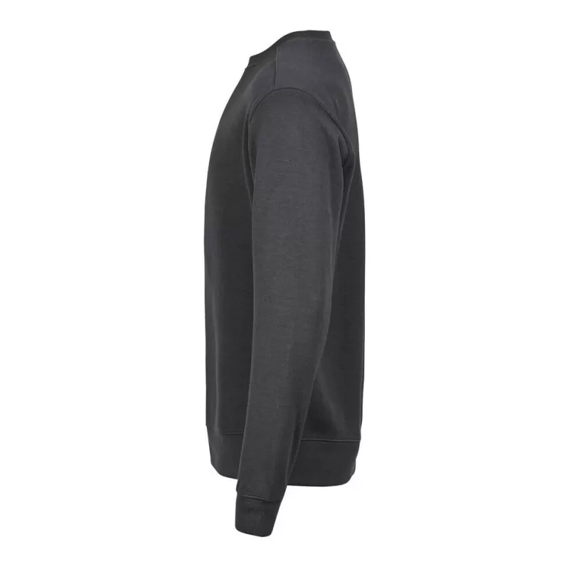 Sweat col rond en coton ringspun, manches droites, 365 g/m²