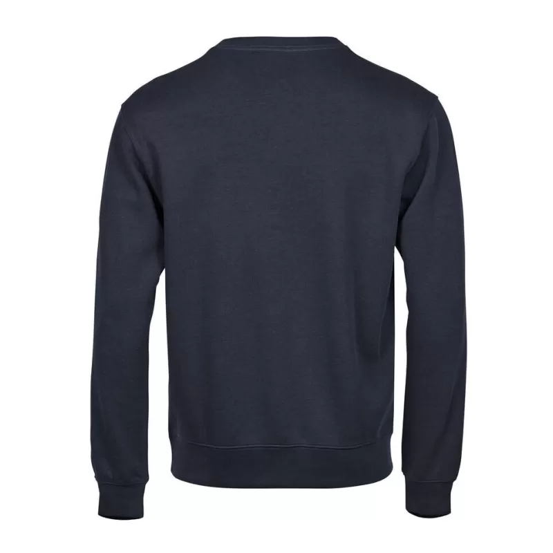 Sweat col rond en coton ringspun, manches droites, 365 g/m²