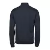 Sweat col zippé en coton ringspun, manches droites, 365 g/m²