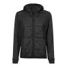 Veste bi-matière à capuche femme en polyester avec isolation DuPont™, 235 g/m²