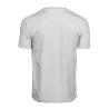 T-shirt homme stretch ajusté col rond, manches courtes, 195 g/m²