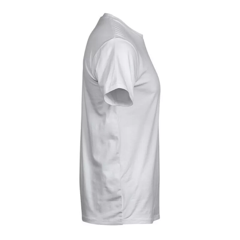 T-shirt homme stretch ajusté col rond, manches courtes, 195 g/m²