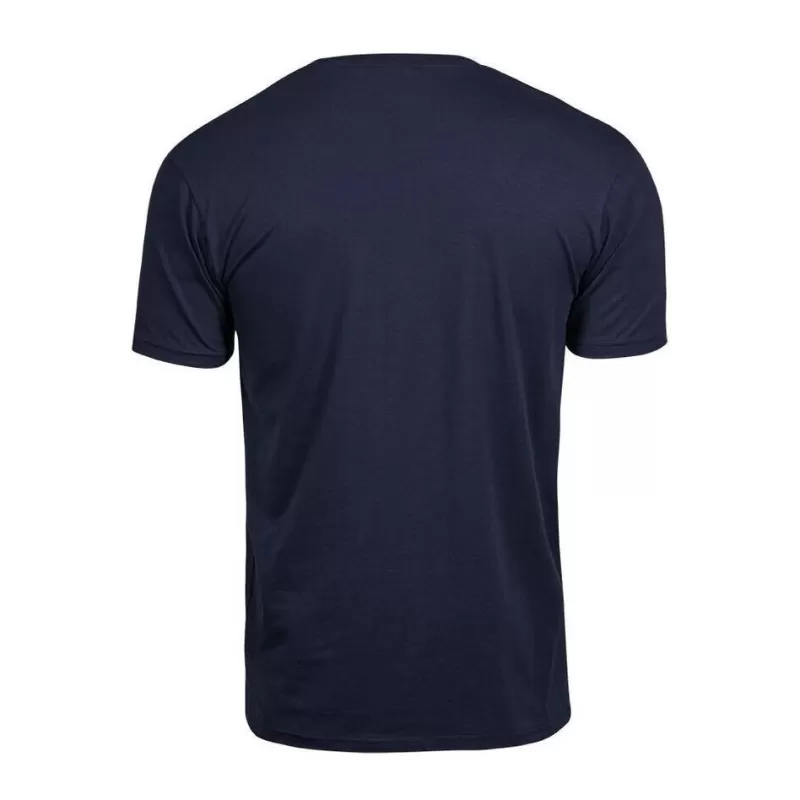 T-shirt homme stretch ajusté col rond, manches courtes, 195 g/m²