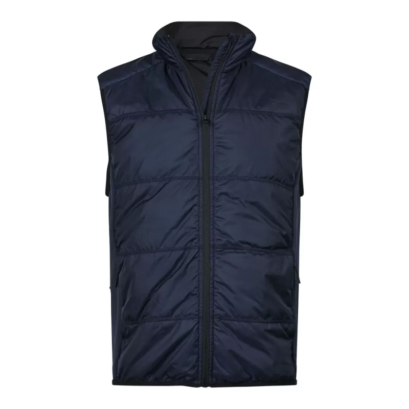 Bodywarmer bi-matière ajusté polyester avec isolation DuPont™, 235 g/m²