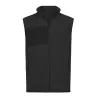 Bodywarmer épais en polaire avec empiècements renforcés, 344 g/m²