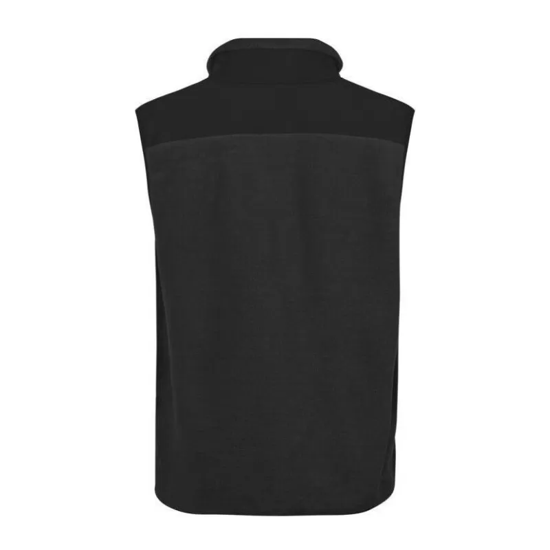 Bodywarmer épais en polaire avec empiècements renforcés, 344 g/m²