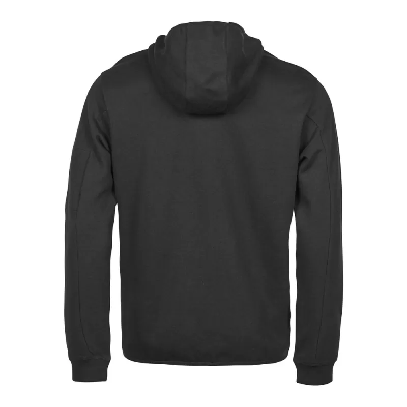 Sweat de sport à capuche zippé en coton ringspun, poches latérales, 320 g/m²