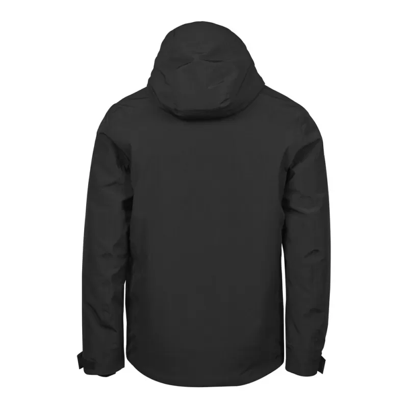 Veste homme imperméable extensible avec capuche amovible, 120 g/m²