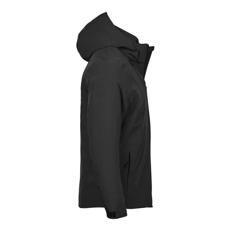 Veste homme imperméable extensible avec capuche amovible, 120 g/m²