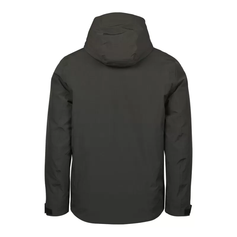 Veste homme imperméable extensible avec capuche amovible, 120 g/m²