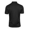 Polo homme coupe ajustée en polyester recyclé et élasthanne, col plat, 187 g/m²