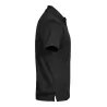 Polo homme coupe ajustée en polyester recyclé et élasthanne, col plat, 187 g/m²