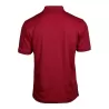 Polo homme coupe ajustée en polyester recyclé et élasthanne, col plat, 187 g/m²