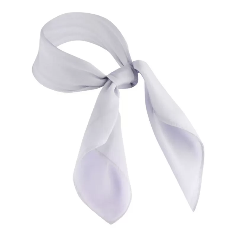 Foulard en mousseline de soie très fine et légère, format 60 x 60 cm