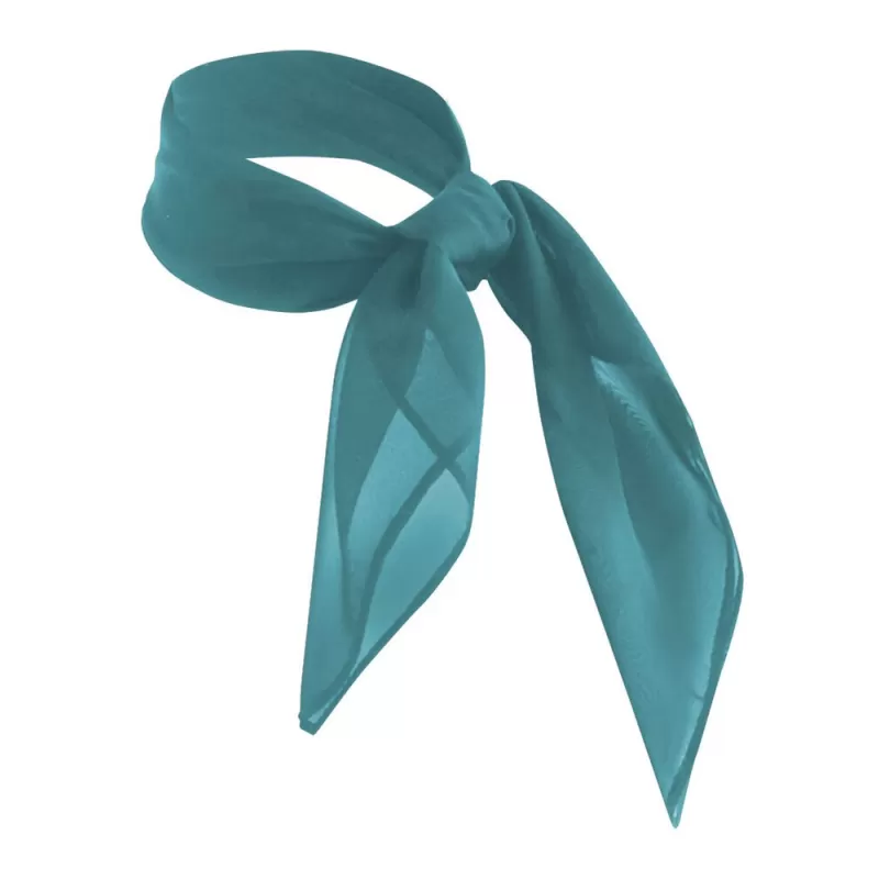 Foulard en mousseline de soie très fine et légère, format 60 x 60 cm