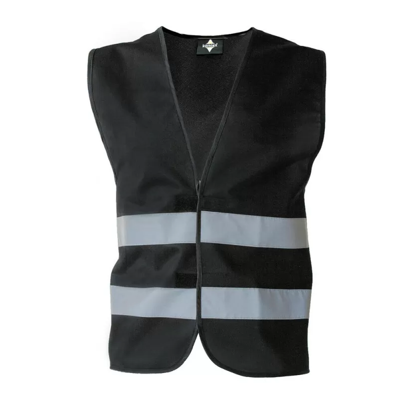 Gilet de sécurité fonctionnel hi-vis en polyester avec bandes réfléchissantes, 120 g/m²