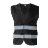 Gilet de sécurité fonctionnel hi-vis en polyester avec bandes réfléchissantes, 120 g/m²