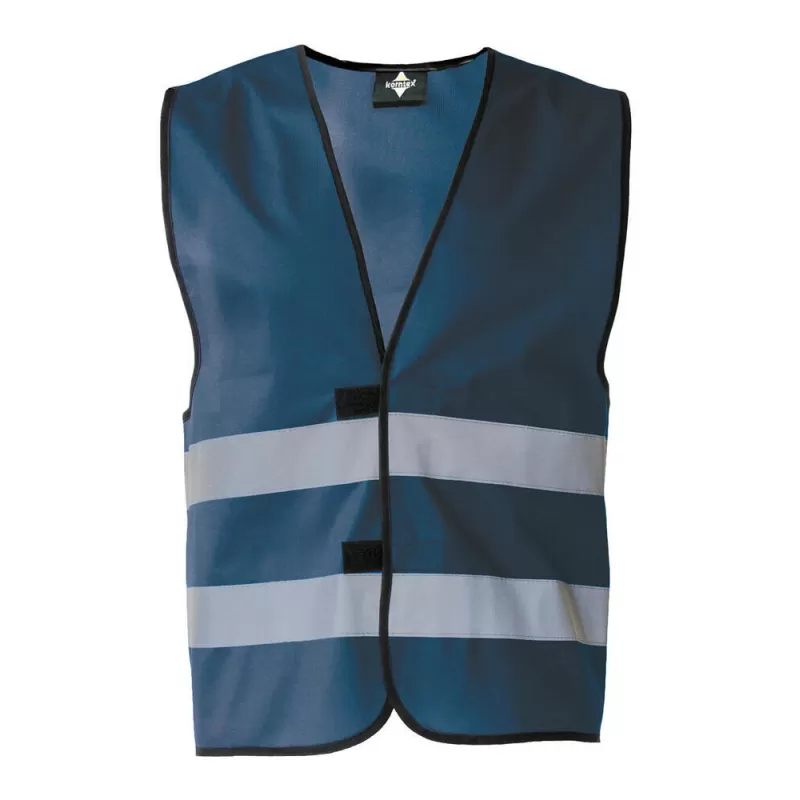 Gilet de sécurité fonctionnel hi-vis en polyester avec bandes réfléchissantes, 120 g/m²