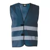 Gilet de sécurité fonctionnel hi-vis en polyester avec bandes réfléchissantes, 120 g/m²