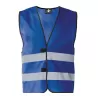Gilet de sécurité fonctionnel hi-vis en polyester avec bandes réfléchissantes, 120 g/m²