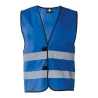 Gilet de sécurité fonctionnel hi-vis en polyester avec bandes réfléchissantes, 120 g/m²