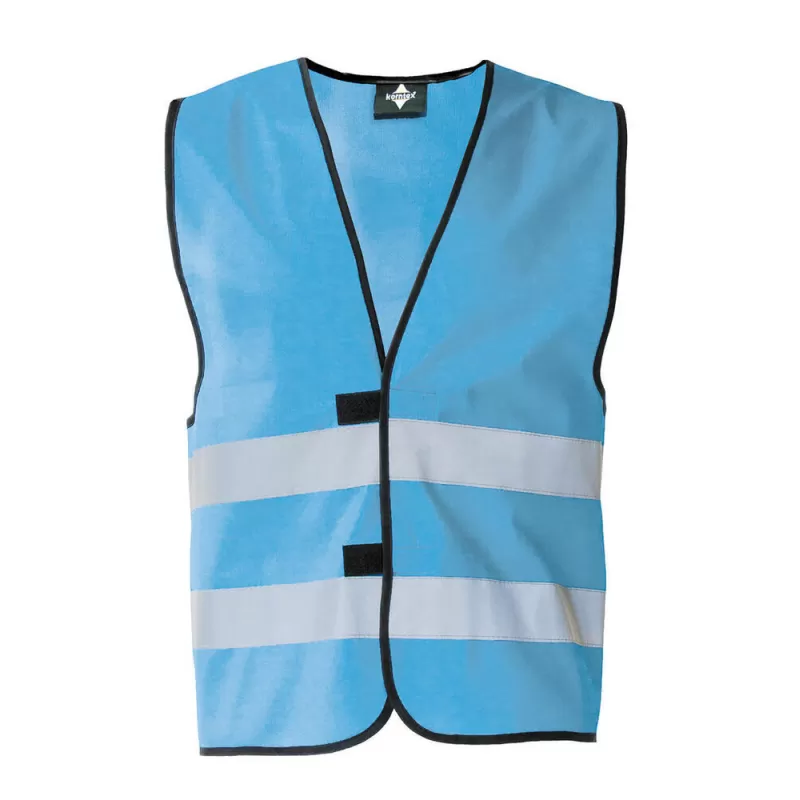 Gilet de sécurité fonctionnel hi-vis en polyester avec bandes réfléchissantes, 120 g/m²