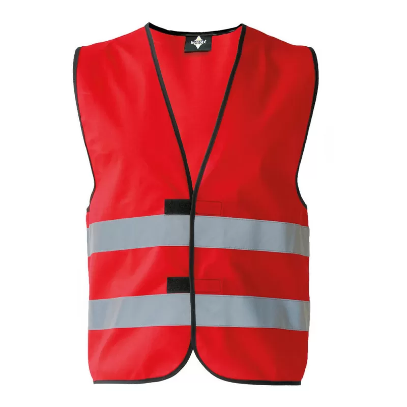 Gilet de sécurité fonctionnel hi-vis en polyester avec bandes réfléchissantes, 120 g/m²