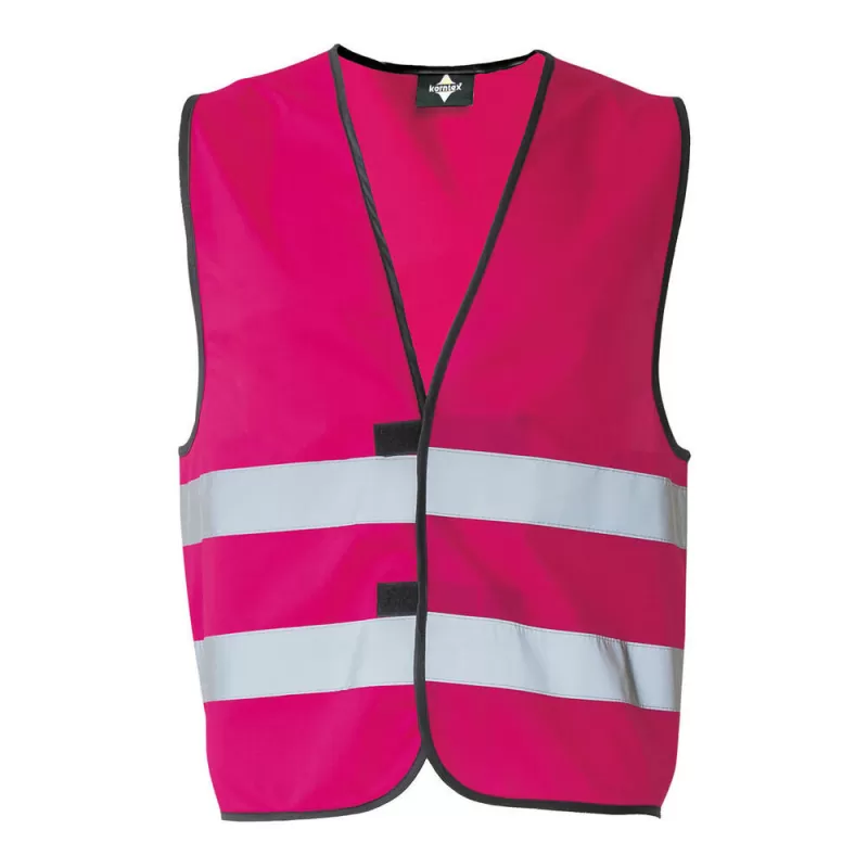 Gilet de sécurité fonctionnel hi-vis en polyester avec bandes réfléchissantes, 120 g/m²